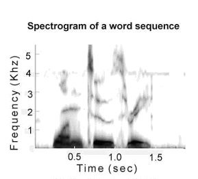 Spectrogram of a Word Sequence